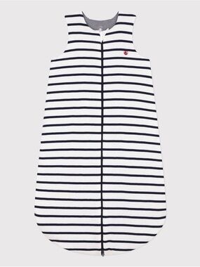 Petit Bateau TOG 2 18-36m Navy and White Striped Sleeveless Zip Sleep Sack